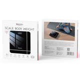Cantar digital Yesido Digital Scale Body Weight (MG10), LED Display, Tempered Glass, 5-150kg, negru