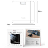 Cantar digital Yesido Digital Scale Body Weight (MG09), LED Display, Tempered Glass, 5-150kg, negru