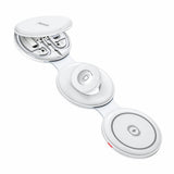 Incarcator wireless 5in1 Yesido (DS29), pentru iPhone, Earbuds, Apple Watch, Magnetic, Pliabil, Holder, alb