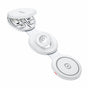 Incarcator wireless 5in1 Yesido (DS29), pentru iPhone, Earbuds, Apple Watch, Magnetic, Pliabil, Holder, alb