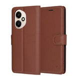 Husa pentru Honor 400, Techsuit Leather Folio, maro