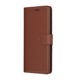 Husa pentru Honor 400, Techsuit Leather Folio, maro