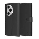 Husa pentru Honor 400 Pro, Techsuit Leather Folio, maro