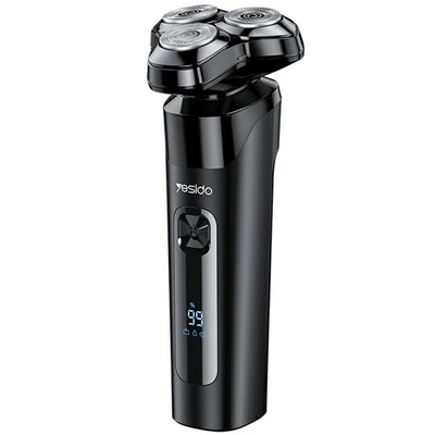 Yesido Electric Shaver Razor (MG05), cu 3 Floating Cutter Heads, LED Power Display, USB, 9500RPM, 600mAh, Negru