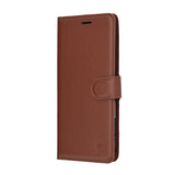 Husa pentru iPhone 17 Air, Techsuit Leather Folio, maro