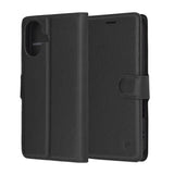 Husa pentru iPhone 17, Techsuit Leather Folio, maro