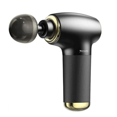 Aparat de Masaj Yesido Mini Portabil Massager Gun (MG02), Type-C, 4 Speed Level, 3200RPM, 1500mAh, 10W, Negru