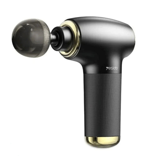 Aparat de Masaj Yesido Mini Portabil Massager Gun (MG02), Type-C, 4 Speed Level, 3200RPM, 1500mAh, 10W, Negru