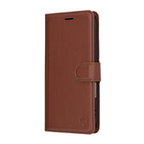 Husa pentru iPhone 17 Pro Max, Techsuit Leather Folio, maro