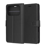 Husa pentru iPhone 17 Pro Max, Techsuit Leather Folio, maro