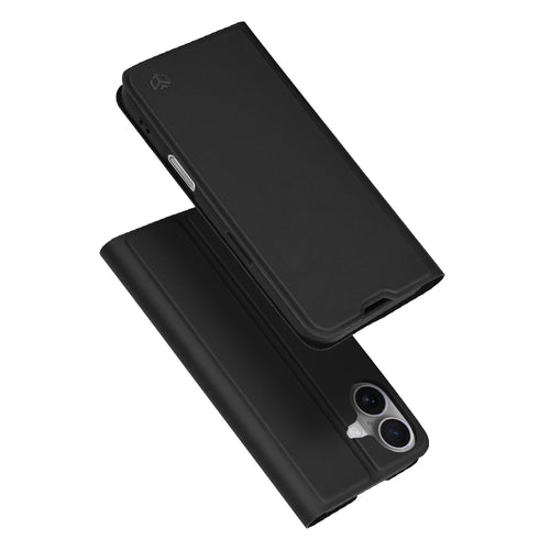 Husa pentru iPhone 17, Techsuit Magskin Book, negru