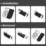 Husa pentru iPhone 16 Pro, Techsuit Aramid Fiber MagSafe, negru