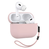 Husa casti pentru AirPods Pro, Blueo Liquid Silicone Protect Case Sand