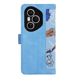 Husa pentru Honor 400 Pro, Techsuit FlipCraft, bleu