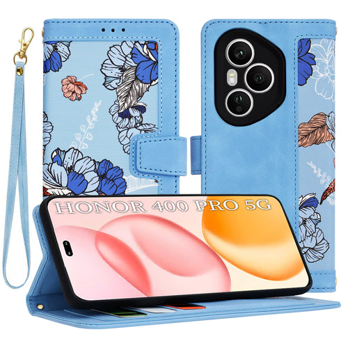 Husa pentru Honor 400 Pro, Techsuit FlipCraft, bleu