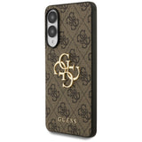Husa pentru Samsung Galaxy S25 Edge, Guess Hardcase Big 4G Logo Classic Logo (GUHCS25E4GMGBR), maro