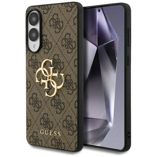 Husa pentru Samsung Galaxy S25 Edge, Guess Hardcase Big 4G Logo Classic Logo (GUHCS25E4GMGBR), maro