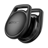 Dispozitiv anti-pierdere Acefast Smart Tracker (S2), Compatible Apple Find My (iOS Only), cu Lanyard, Bluetooth, 230mAh, negru