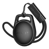 Dispozitiv anti-pierdere Acefast Smart Tracker (S2), Compatible Apple Find My (iOS Only), cu Lanyard, Bluetooth, 230mAh, negru