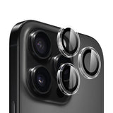 Folie de protectie pentru iPhone 16 Pro, Blueo Original Metal Frame Lens Protector