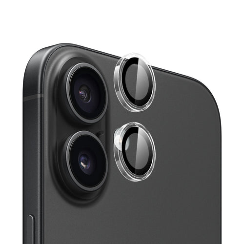 Folie de protectie pentru iPhone 16, Blueo Original Metal Frame Lens Protector