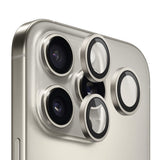 Folie de protectie pentru iPhone 16 Pro, Blueo Original Metal Frame Lens Protector