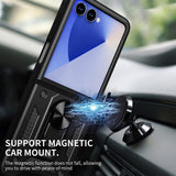 Husa pentru Samsung Galaxy Z Flip7, Techsuit CamShield Series, albastru