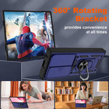 Husa pentru Samsung Galaxy Z Fold7, Techsuit CamShield Series, albastru