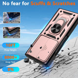 Husa pentru Samsung Galaxy Z Fold7, Techsuit CamShield Series, roz