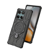 Husa pentru Motorola Edge 60 Fusion, Techsuit Carbon Shield PRO, negru