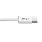 Cablu Blueo de date, Type-C to Type-C, Incarcare rapida, Braided, 1.2m, alb