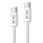 Cablu Blueo de date, Type-C to Type-C, Incarcare rapida, Braided, 2m, alb
