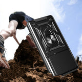 Husa pentru Motorola Moto G86, Techsuit CamShield Series, albastru