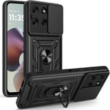 Husa pentru Motorola Moto G56, Techsuit CamShield Series, negru