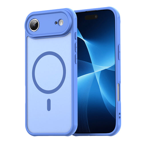 Husa pentru iPhone 17 Air, Techsuit HaloFrost II MagSafe, albastru
