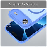 Husa pentru iPhone 17 Air, Techsuit HaloFrost II MagSafe, albastru