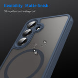 Husa pentru Samsung Galaxy S25 FE, Techsuit HaloFrost II MagSafe, bleumarin