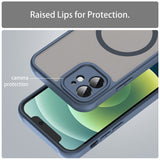 Husa pentru iPhone 11, Techsuit HaloFrost II MagSafe, bleumarin