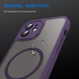 Husa pentru iPhone 11, Techsuit HaloFrost II MagSafe, mov