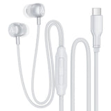 Acefast Casti cu Fir (L8), Type-C, In-Ear, cu Microfon, Telecomanda, Flexibil, Silicon, 1.2m, Gri