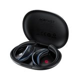 Casti wireless Acefast Acefit SE (FA005), cu Bass, Bluetooth V5.4, Reducere zgomot, HD Calls, IPX4, 400mAh, negru