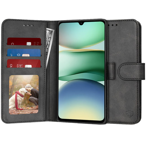 Husa pentru Xiaomi Redmi A5 4G (Regional), Techsuit Diary Book, negru