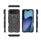 Husa pentru iPhone 17 Air, Techsuit Carbon Shield PRO, negru