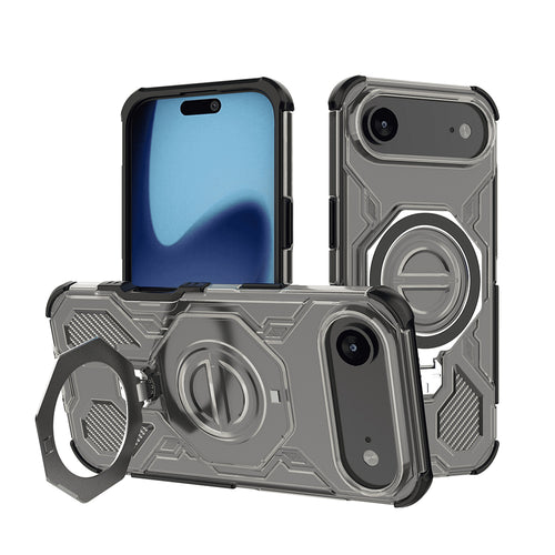Husa pentru iPhone 17 Air, Techsuit Carbon Shield PRO, fumuriu
