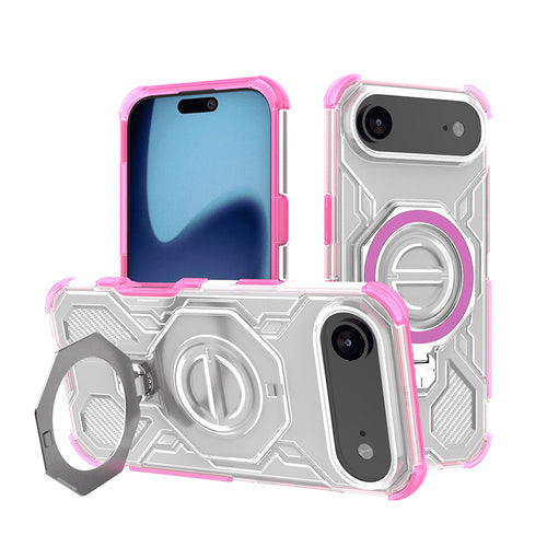 Husa pentru iPhone 17 Air, Techsuit Carbon Shield PRO, roz