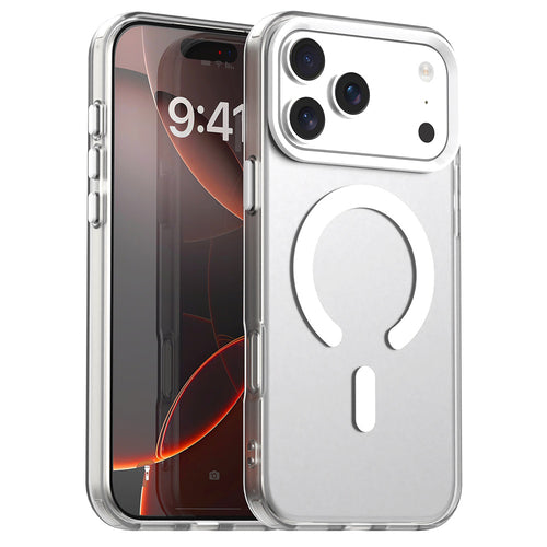 Husa pentru iPhone 17 Pro Max, Techsuit CandyCase MagSafe, alb