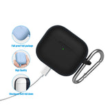 Husa casti pentru AirPods 3, Blueo Liquid Silicone Protect Case Sky