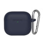 Husa casti pentru AirPods 3, Blueo Liquid Silicone Protect Case Navy