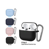 Husa casti pentru AirPods 3, Blueo Liquid Silicone Protect Case