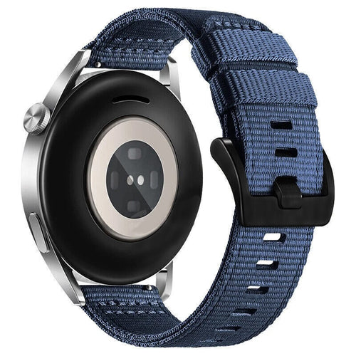 Curea pentru Garmin vivoactive 3, Techsuit Watchband 20mm (W070), bleumarin